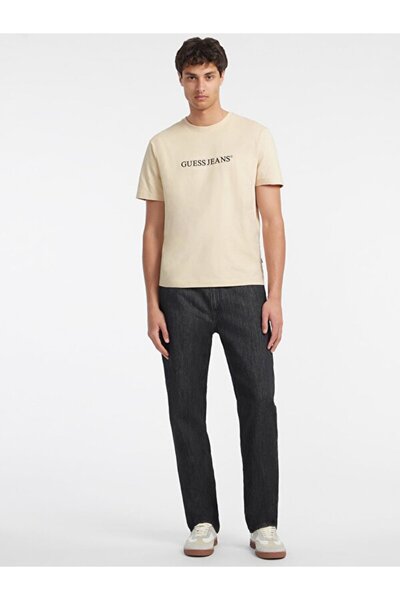 Guess Ανδρικό μπλουζάκι με κανονική εφαρμογή τζιν