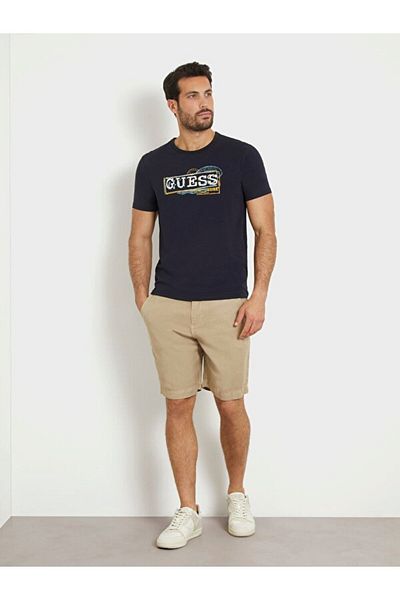 Guess Beige Men's Shorts - M4Gd25Wdx72F13F_Bowie Draw Cord Sho