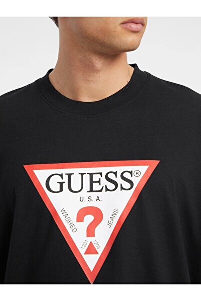Guess Ανδρικό μπλουζάκι με φαρδιά εφαρμογή τζιν