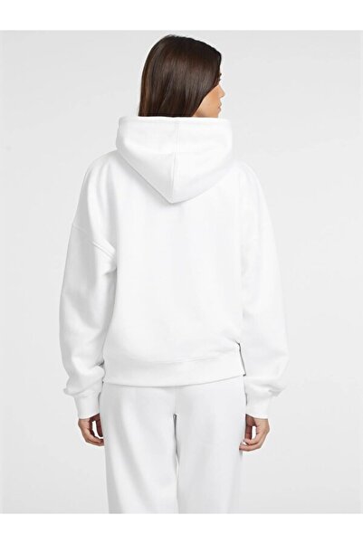 Guess Hanorac alb pentru femei W4YQ15KC811-G011