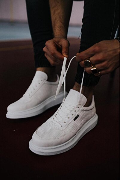 Knack 042 Μοντέλο Λευκά Casual Παπούτσια με ψηλή σόλα