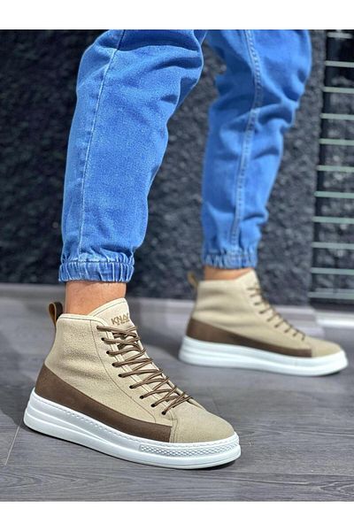 Knack High Sole Shoes C-030 Mink Suede