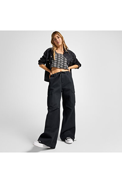 Converse Cargo Kadın Siyah Pantolon