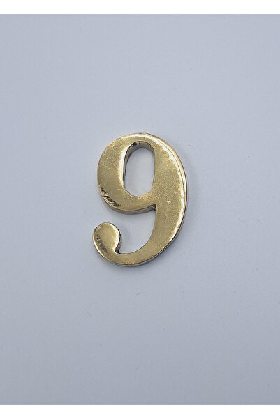 Kalender Döküm Brass Casting Number 5cm No:9