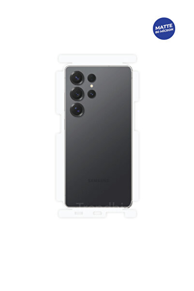 Wrapsol Samsung Galaxy S25 Ultra Mat Arka ve Yan Koruyucu TPU Film