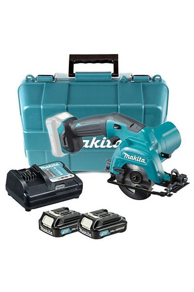 Makita HS301DWAE Cordless Circular Saw, 85mm(3″), 12V, 1500rpm, 1.6kg