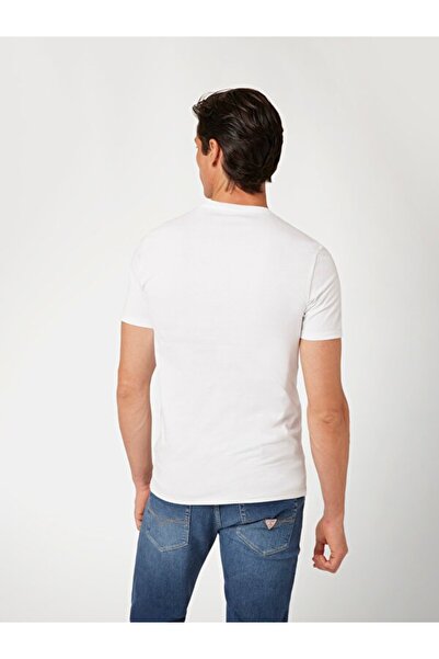 Guess Original Logo Erkek Slim Fit T-Shirt