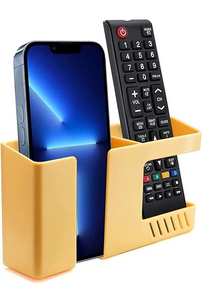 COOYA Wall Mount Phone Stand, Punch-Free Wall-Mounted Mobile Phones, Sticky Remote Control Storage Box