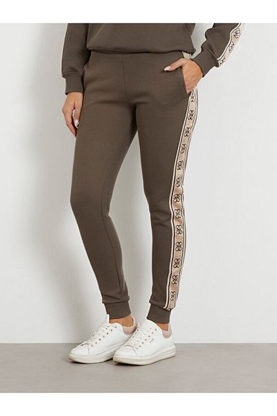 Guess Γυναικείο καφέ αθλητικό παντελόνι Britney Jogger V2yb15kb3p2-g1l9