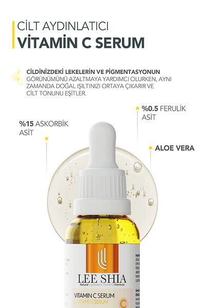 Lee Shia 2 Pack Brightening Vitamin C Serum 2x30ml