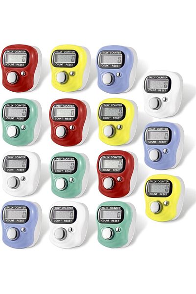 AWH Electronic Finger Counter – 5-Digit LCD Clicker, Tally Counter for Knitting, Coaching & More