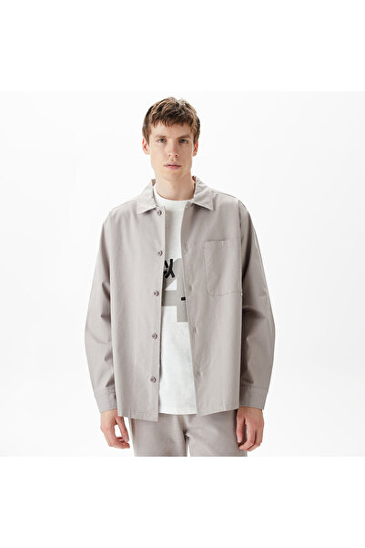 United 4 UNITED4 Erkek Gri Gömlek