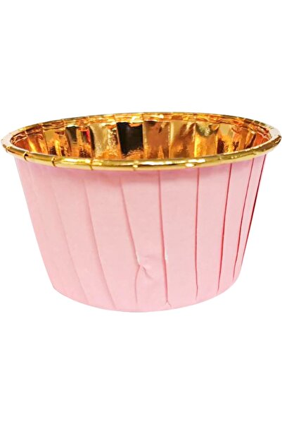 Dolphin Muffin Kek Kapsülü Pembe Içi Gold 25 Li