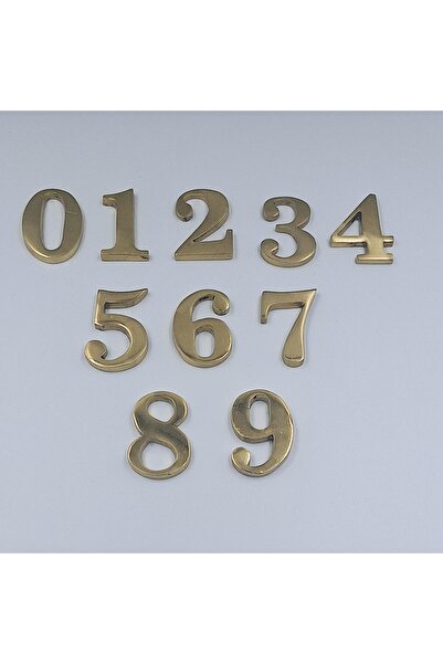 Kalender Döküm PİRİNÇ DÖKÜM RAKAM 5CM NO:3