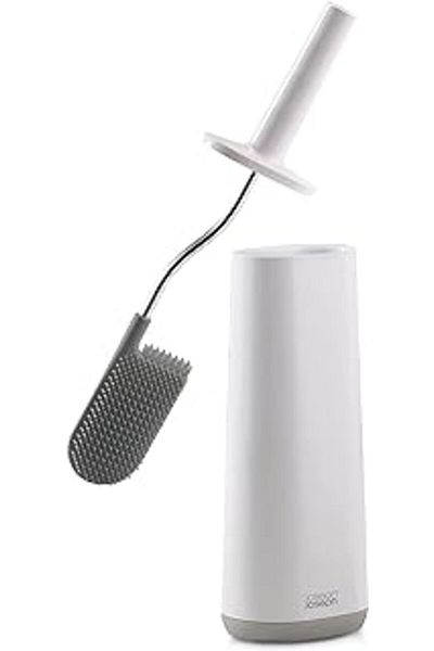 Joseph Joseph 70515 Flex Smart Toilet Brush, White/Gray