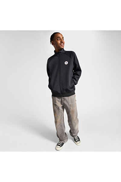 Converse Erkek Fermuarlı Siyah Ceket