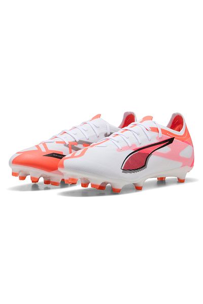 Puma Ανδρικά λευκά ποδοσφαίρου Ultra 5 Match Fg/ag 10816601