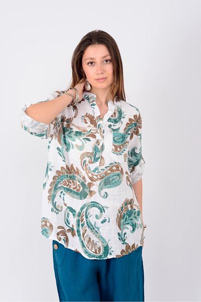 Park Moda 15455F-75 Cămașă cu model șal