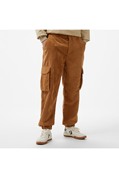 United 4 UNITED4 Erkek Kahverengi Kargo Pantolon