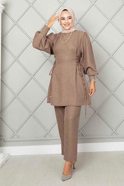 EBRUTESETTÜR Tunic Set with Side Ties