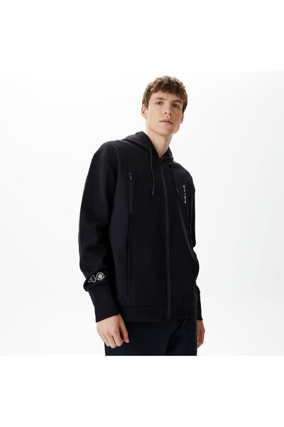 United 4 UNITED4 Erkek Siyah Sweatshirt