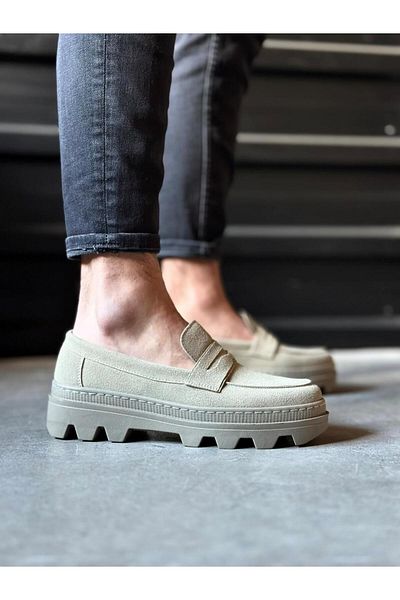 Knack 779 Model High-Top Classic Mink Suede Shoes