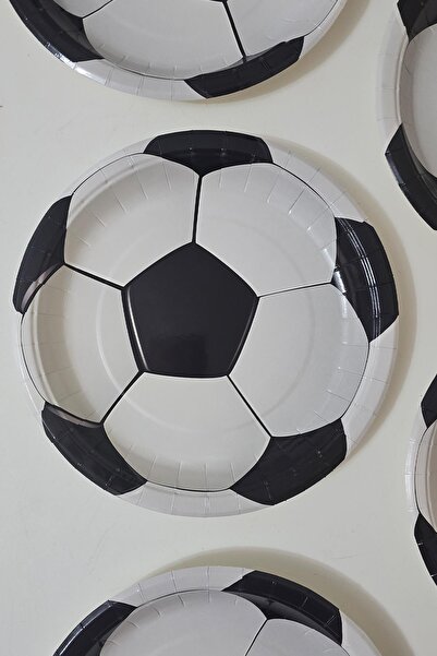 PEKSHOP Futbol Tema Karton Tabak 8 li Paket