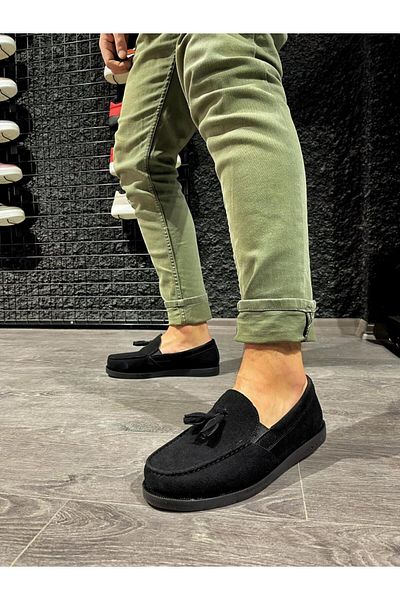 Knack Loafer Men's Shoes 007 Black