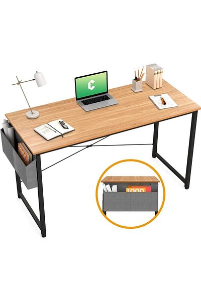erorex Small Computer Desk Home Office Desk With Storage Bag And Hook Study Writing Table Home Office