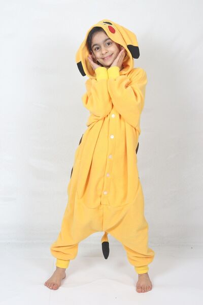 Kadıköy Kostüm Çocuk Kigurumi Pikachu Kostümü