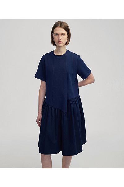 İpekyol Asymmetrical Smocked Dress