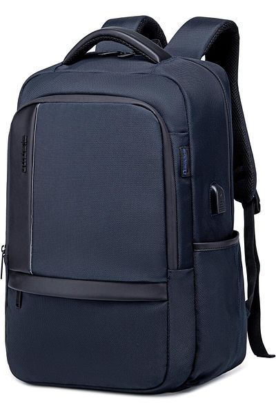 erorex Casual Travel Backpack Water Resistant Unisex School College Bag With Built In Usb Port And Laptop