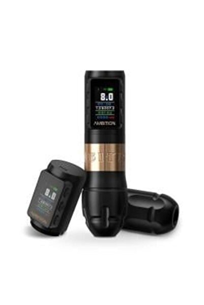 Ambition Vibe Max Kablosuz Dövme Makinesi - Gold