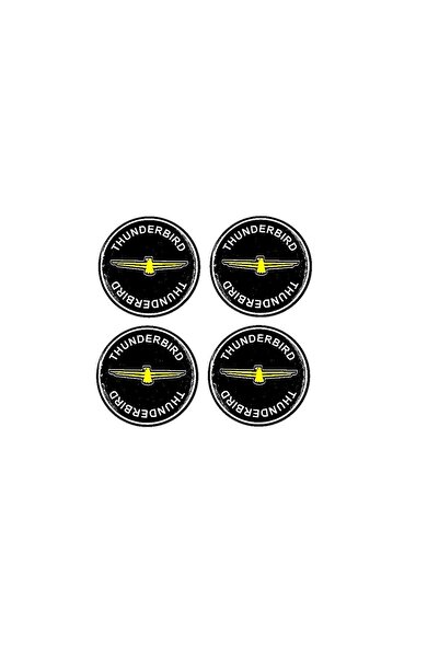 BsElektronik Special THUNDERBIRD Rim Hub Drop Sticker for Tagers - Rim Hub Dr...