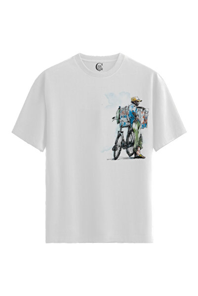 Color Luxe Street Vendor - 100% Cotton Women's White T-Shirt - Premium Quality