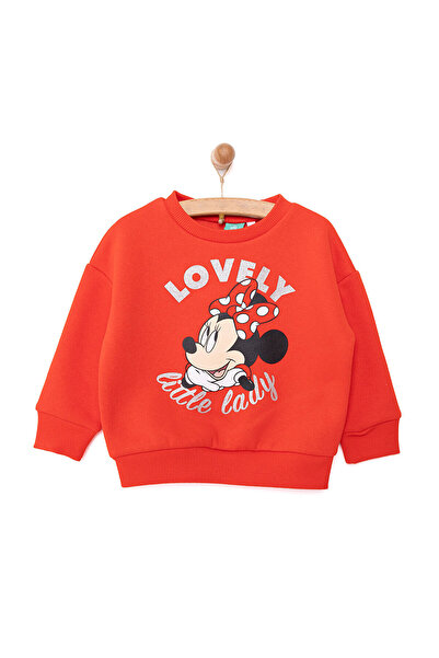 Disney Minnie Mouse Kız Sweatshirt Kız Bebek