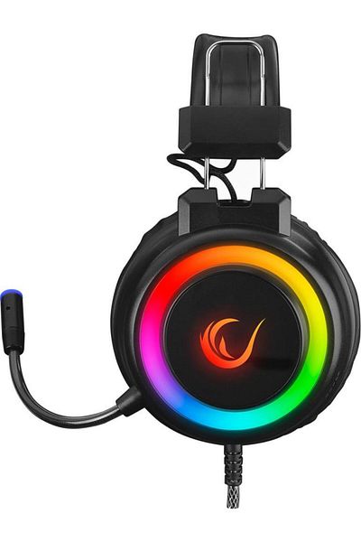 Rampage Sn-r10 Alquist RGB Gaming Player Căști cu microfon 3,5 mm negru