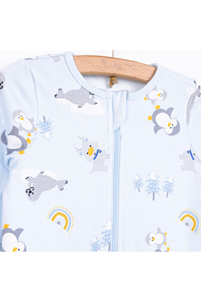 ebebek Hello Baby HelloBaby Yenidoğan Erkek  Patikli Tulum Erkek Bebek