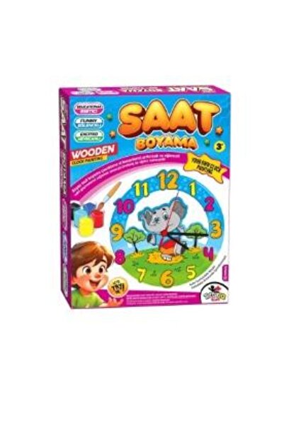 hak-iş oyuncak كتاب تلوين الساعة الخشبية