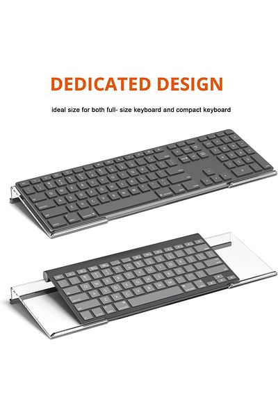 erorex Computer Keyboard Stand Tilt Pc Keyboard Stand Riser For Easy Ergonomic Typing Acrylic Keyboard