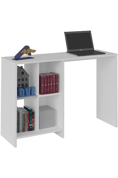 erorex Matrix Desk With Niches White W 110 Cm