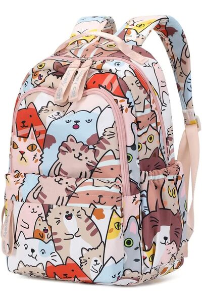 Generic Cat School Backpack Teens Elementary School Bookbags Laptop Bag Casua...