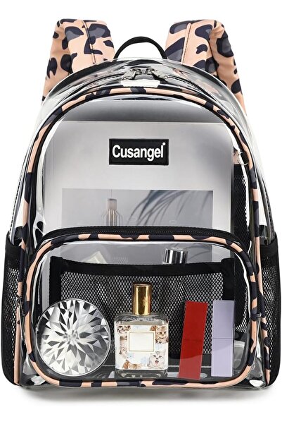 Generic Clear Backpack Stadium Approved 12×6×12，Tpu Transparent Backpacks Pla...