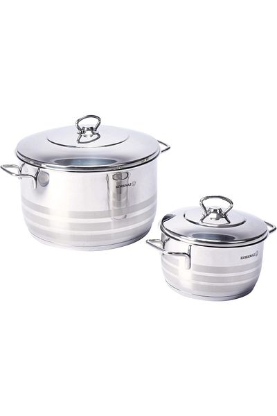 KORKMAZ Turkish high quality stainless steel cookware set, 11 pieces