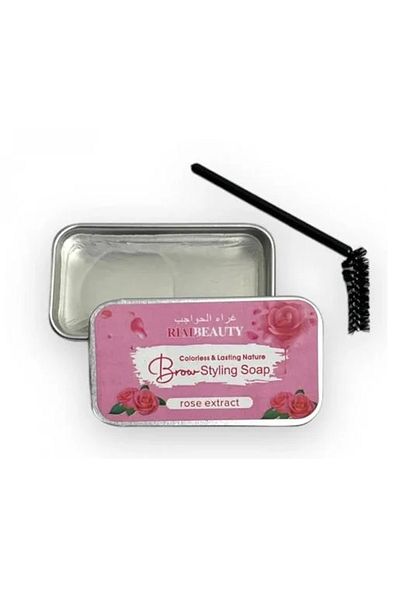 RIAL BEAUTY Real Beauty Eyebrow Styling Soap with Rose Extract - Clear
