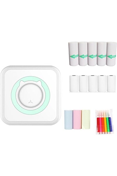 erorex طابعة حرارية محمولة جيبية، طابعة حرارية بلوتوث، طابعة حرارية محمولة بدون حبر، لاسلكية