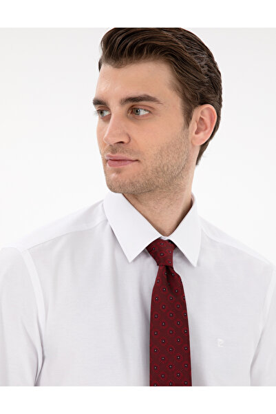 Pierre Cardin Beyaz Regular Fit Uzun Kollu Basic Gömlek 50307198-VR013