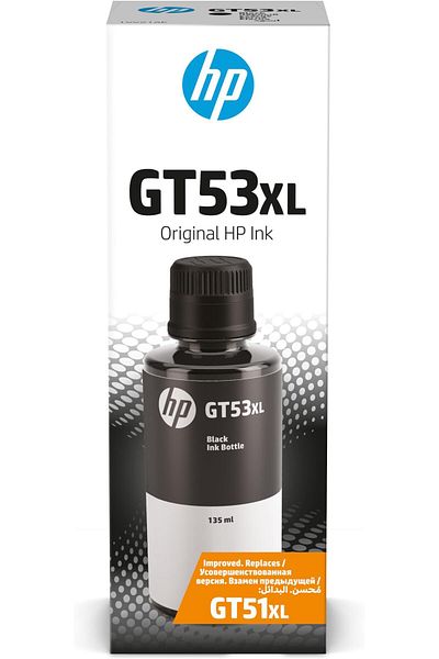 erorex زجاجة حبر أصلية Gt53Xl سعة 135 مل باللون الأسود