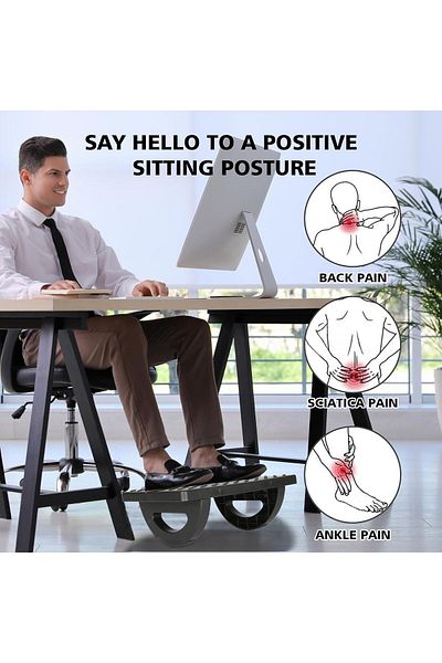 erorex Rocking Foot Rest For Under Desk At Work Comfortable Foot Stool Ergonomic Footrest With Foot