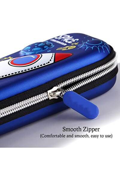 erorex Pencil Case For Boys 3D Eva Cartoon Space Storage Pouch Pen Holder Pencil Case With Compartments